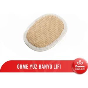 Derma Naturel Örme Yüz Banyo Lifi