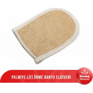 Derma Naturel Palmiye Lifi Örme Banyo Eldiveni