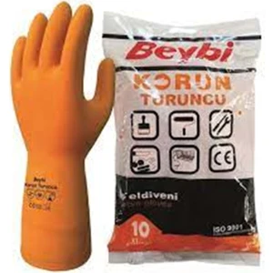 Korun Eldiven No 10 Turuncu 6 Çift
