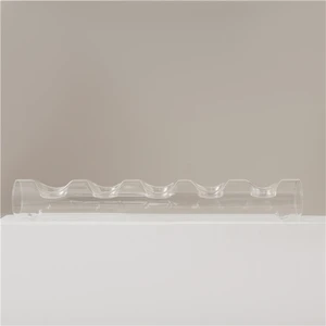 Primrose 4 lü Cam Mumluk 40X6 cm Transparan