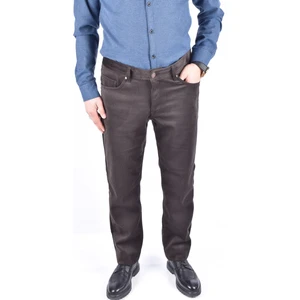 Fazlı Şahin 6015 Polarlı Slimfit Kadife Pantolon/kahverengi/50