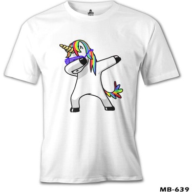 Lord T Shirt Unicorn Rainbow Beyaz Erkek