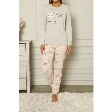 Lady Secret Gri Kadın Pijama Takımı