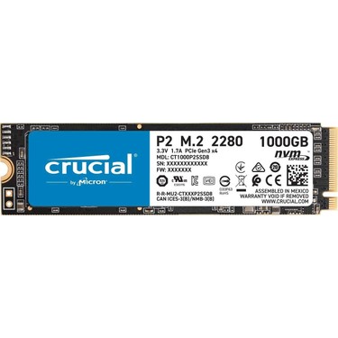 P2 1TB M.2 Crucial 2280 PCI-E 3.0 nvme Solid State Drive 