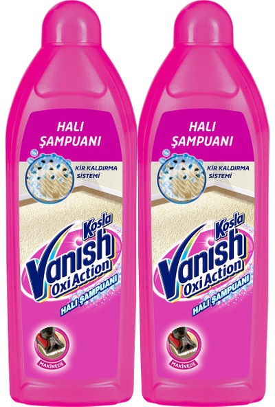 Vanish Kosla Halı Şampuanı Makine Yıkama 2'li Paket (2x850 ml)