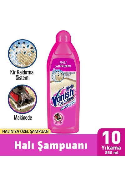 Vanish Kosla Gold Halı Şampuanı Makine Yıkama 850 ml