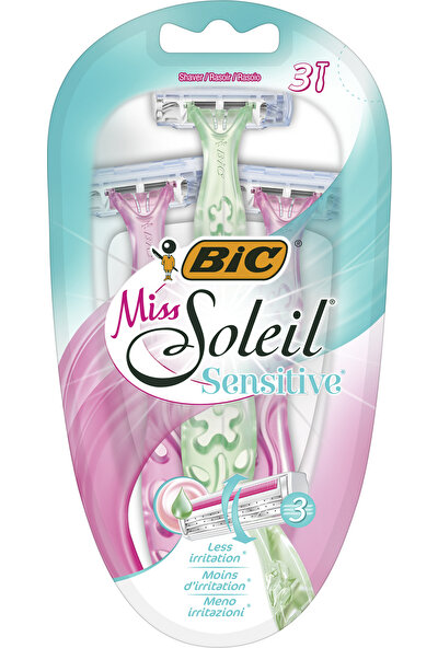 Bic Miss Soleil Sensitive Kadın Tıraş Bıçağı x 2 Adet + Çanta