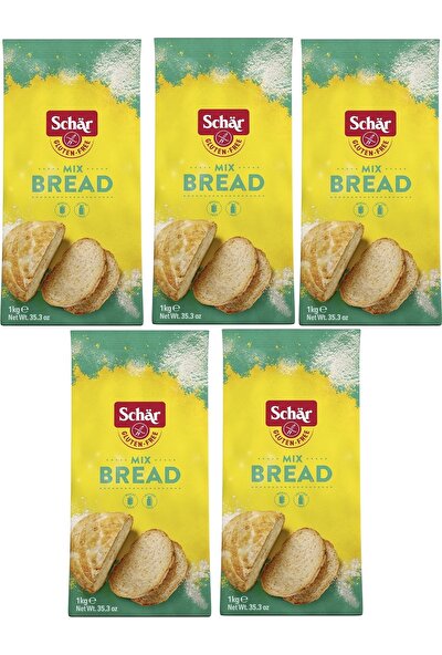 Schar Mix B Glütensiz Karışık Ekmek Unu 1 kg 5'li Paket