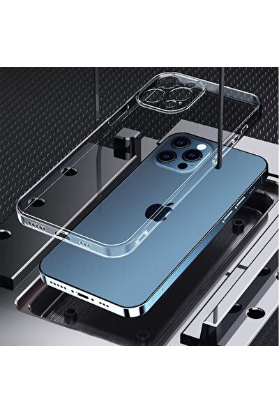 Vendas Apple iPhone 13 Pro Fora Serisi Kamera Korumalı Şeffaf Silikon Kılıf