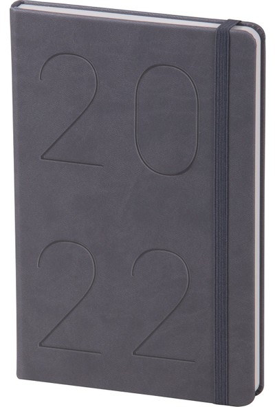 Matt Notebook 2022 Günlük Ajanda Füme