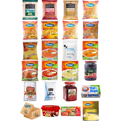 Ramazan Erzak Kumanya Yardım Gıda Paketi Paketi 23 Parça 139 Nolu Paket