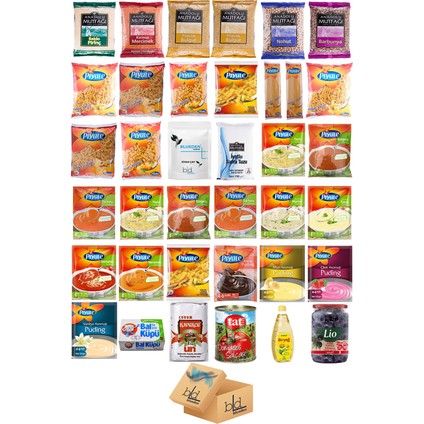 Ramazan Paketi Kumanya Ezrak Gıda Yardım Kolisi 37 Parça 48 nolu Paket