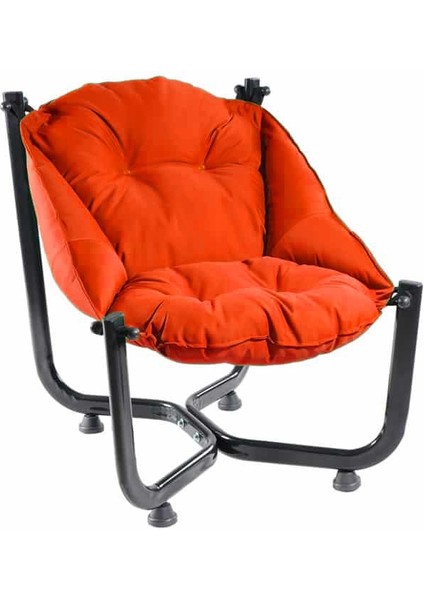 Kolay Kurulum Ergonomik Paşa Bahçe Keyif Koltuğu (Turuncu)