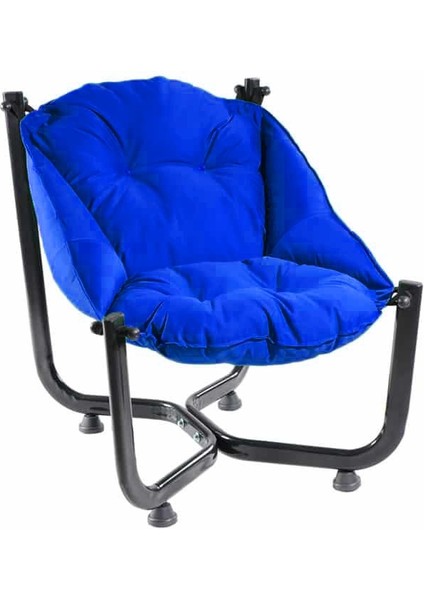 Kolay Kurulum Ergonomik Paşa Bahçe Keyif Koltuğu (Saks Mavi)