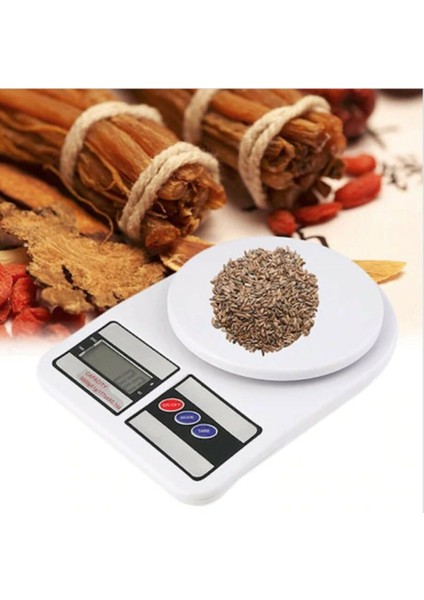 Dijital Hassas Mutfak Tartısı Hassas Ölçüm 1 Gram 10 kg Kapasiteli
