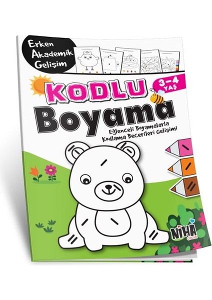 Kodlu Boyama 3 - 4 Yaş