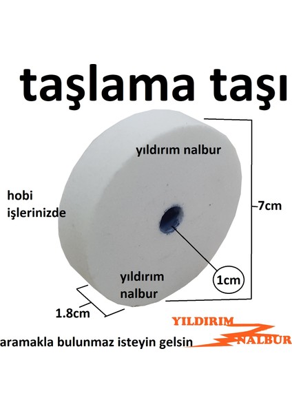 Taşlama Taşı Beyaz Renk Hobi 7cm Bileme Temizleme Taşı Çapak Alma Hobi Için fiyatları