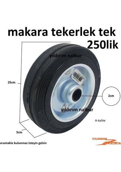 250 Lük Yük Arabası Makara Teker Dolgu Lastik Sehpa Duble Boy Büyük fiyatları