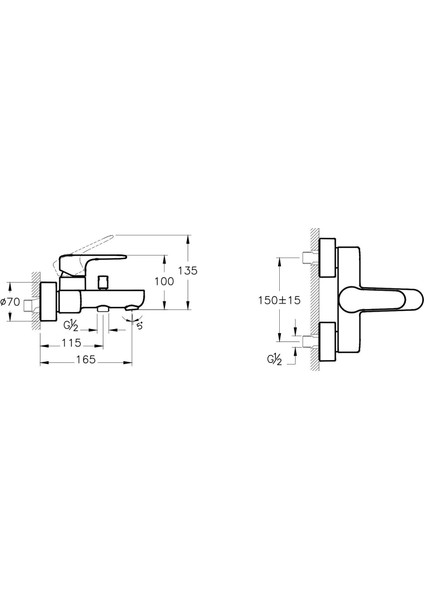 Root Round A4272526 Banyo Bataryası, Bakır fiyatları