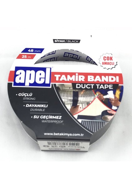 Tamir Bantı 48 mm x 25 M Siyah