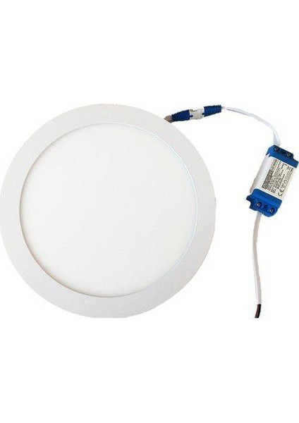 12W 3000K Slim Panel LED Sarı