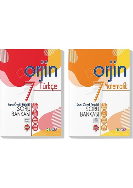 7. Sınıf OrjinTürkçe Matematik Konu Özetli Soru Seti 2022 (2 Kitap)