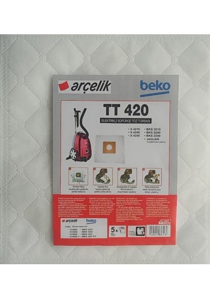 - Beko S 4540 T Toz Torbası