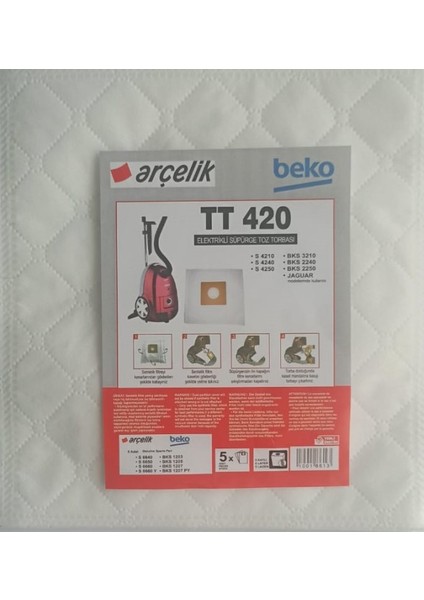 - Beko S 4540 T Toz Torbası