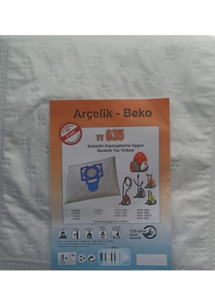 - S 6355 Toz Torbası