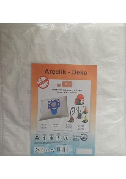- S 6355 Toz Torbası