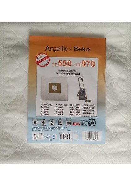 S 6570 Toz Torbası