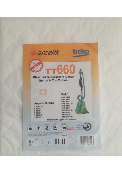 - Bks 1203 Toz Torbası modelleri