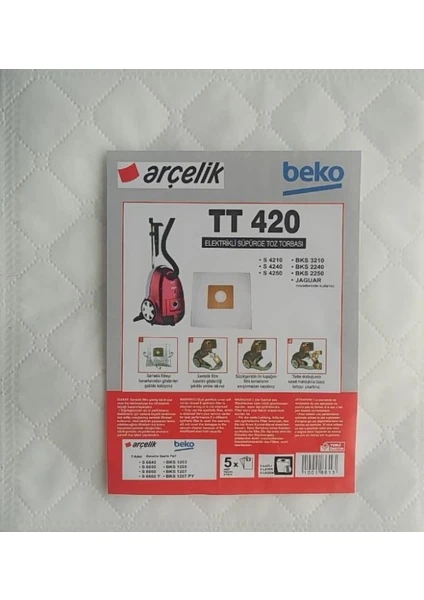 Arçelik - Beko TT420  Toz Torbası