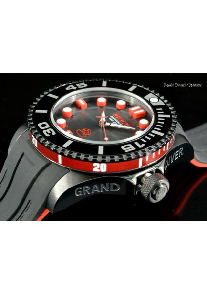 20205 120205 48MM Grand Diver Auto Erkek Kol Saati @