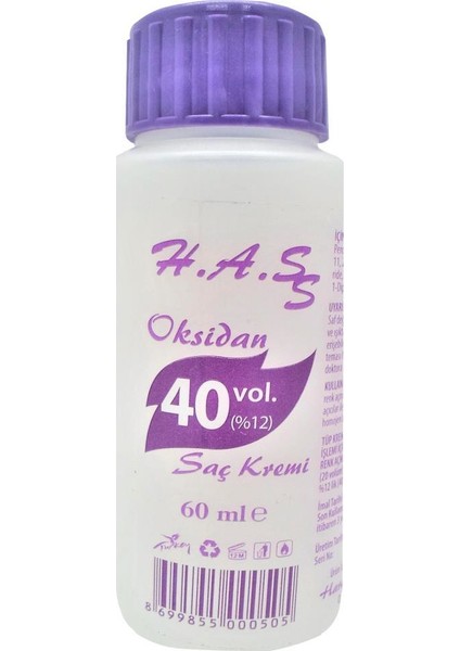 Oksidan 40 Volüm 60 Ml. (2 Ad.) + Lilafix Toz Saç Açıcı Oryal 100 Gr.