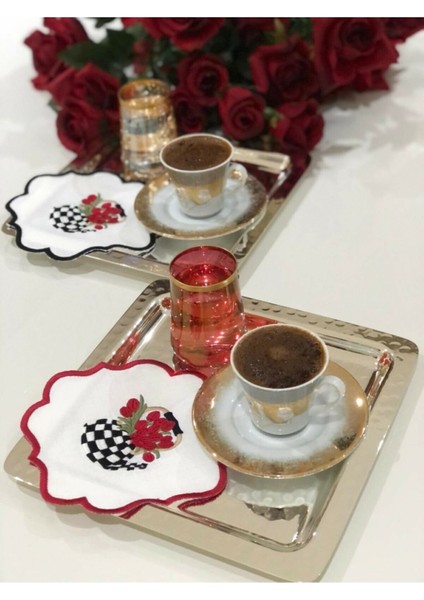 Damalı Demlik Kokteyl Peçete fiyatları