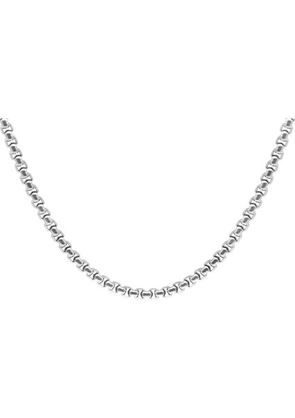 Silver Renk Çelik Erkek Popcorn Zincir modelleri