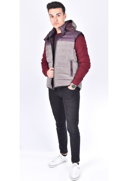 21K200 Kapşonlu Şişme Yelek/vizon/xxl fiyatları