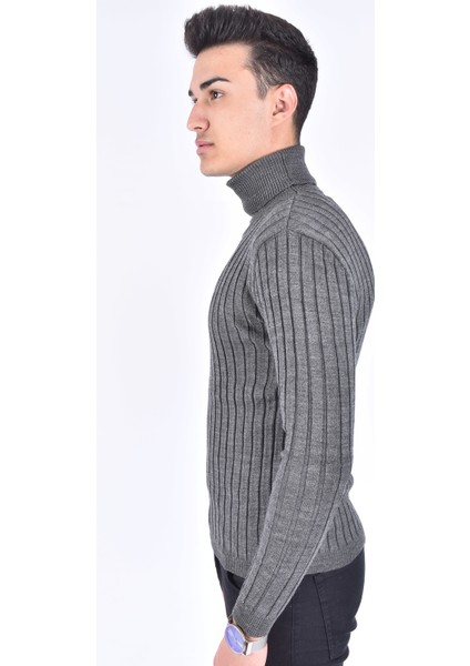 Fbı 7648 Tam Balıkçı Fitilli Kazak/gri/l modelleri