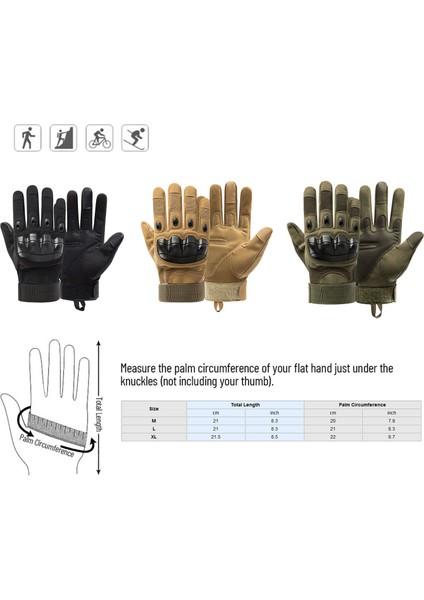 Tam Parmak Mafsal Eldiven Siyah XL (Yurt Dışından) fiyatları