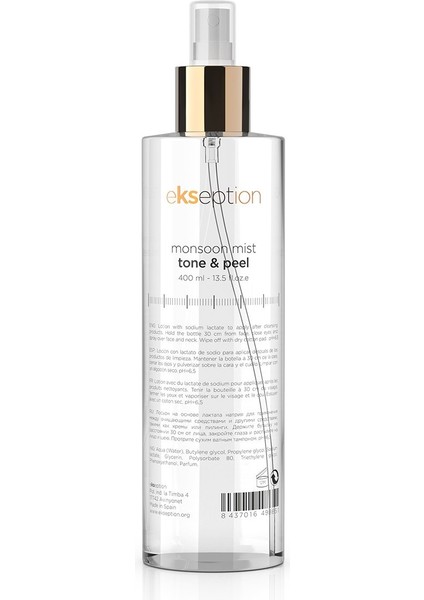 Monsoon Mist Tone & Peel 400 ml