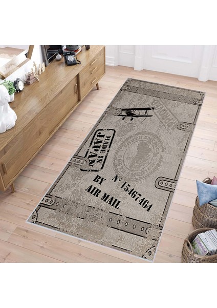 Dijital Baskı Yıkanabilir Kaymaz Taban Salon Halısı
