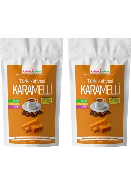 2x (200GR.) Karamelli Türk Kahvesi