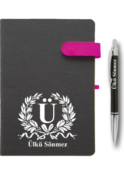 Kişiye Özel Mor Mıknatıs Kilitli Tarihsiz Ajanda