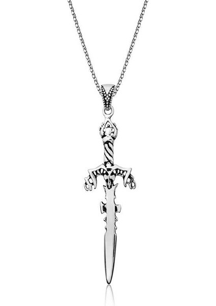 Gümüş Kılıç Erkek Kolye fiyatları