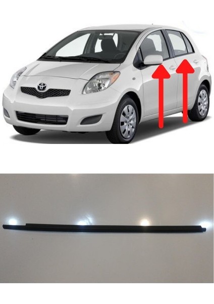 Toyota Yaris Çıta Cam Sıyırıcı Fitil Dış Arka Sağ 2006-2012