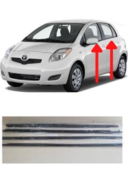 Toyota Yaris Çıta Cam Sıyırıcı Fitil Takım 2006-2012