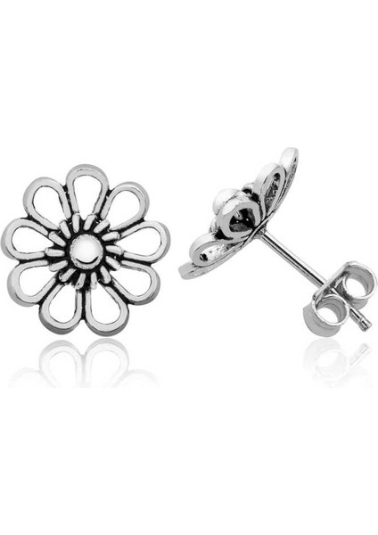 Gümüş Telkari Papatya Çivili Küpe fiyatları