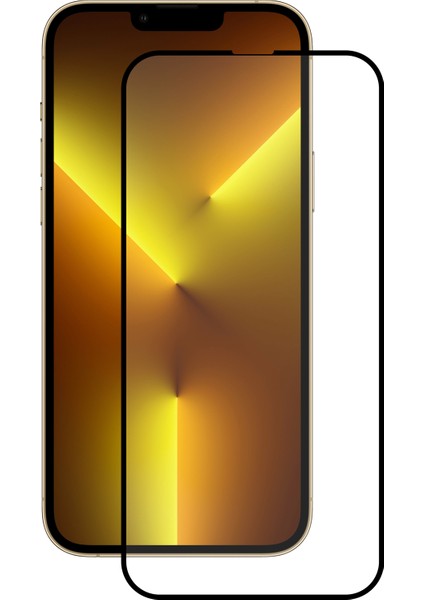 Apple iPhone 13 Pro Max Ekran Koruyucu Seramik Nano 9d Tam Kaplama Siyah