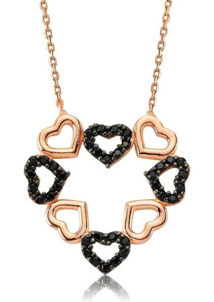 Gümüş Kalpli Aşk Bayan Kolye